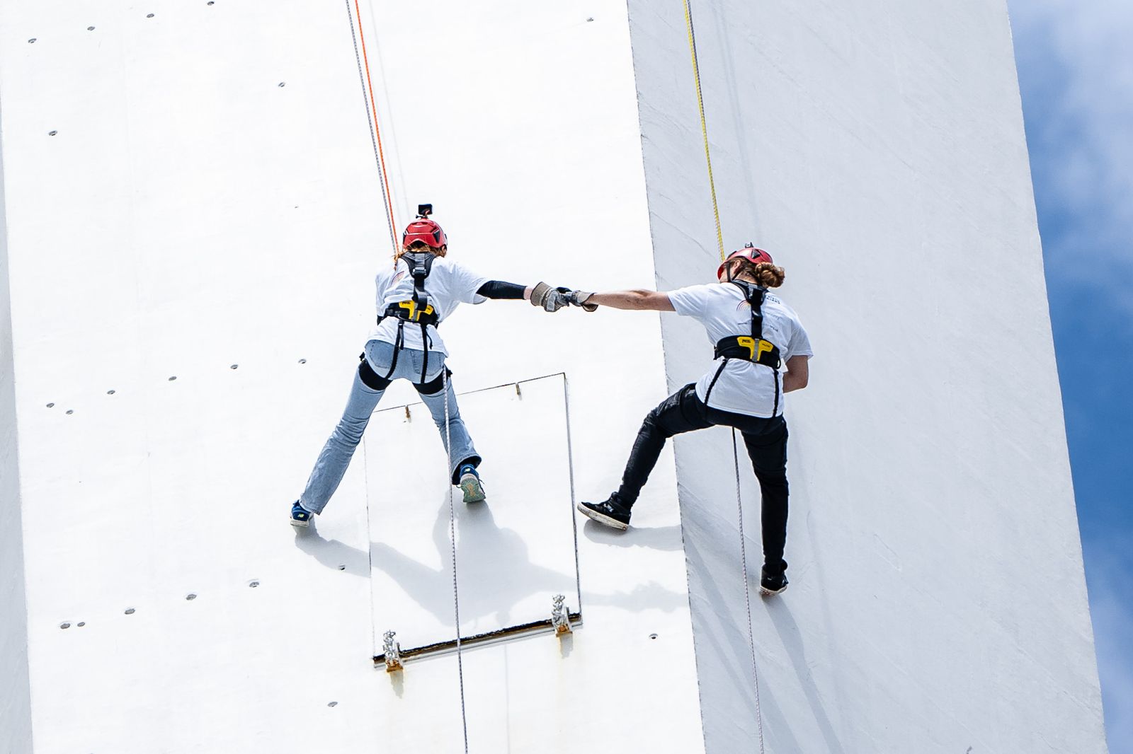 Spinnaker Tower Abseil Challenge, teamwork